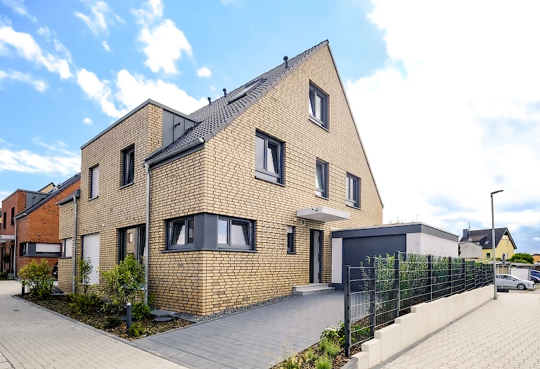 Eingangsseite Musterhaus