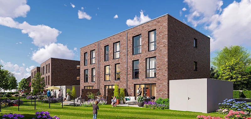 Haus 24-26 Gartenansicht