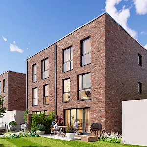Haus 27-28 Gartenansicht