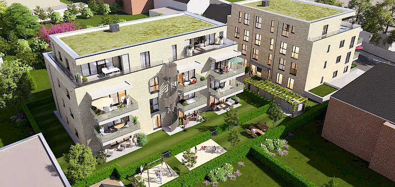 Vogelperspektive 1 - Haus A + B