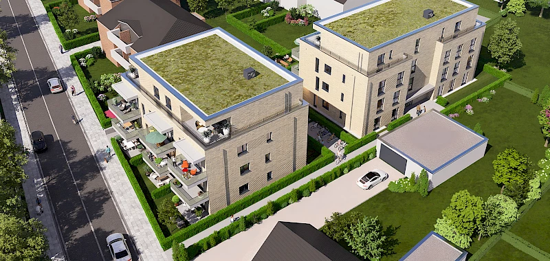 Vogelperspektive 2 - Haus A + B