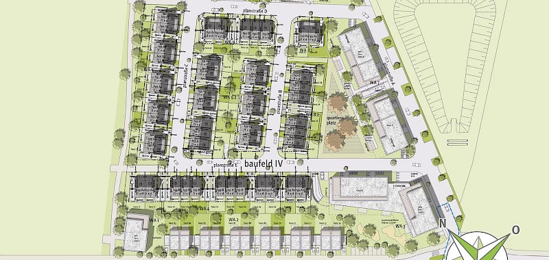 Lageplan Waldbeerenberg, 3. Bauabschnitt