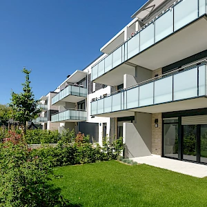 Haus 3, 4 und 5 - Gartenansicht 2