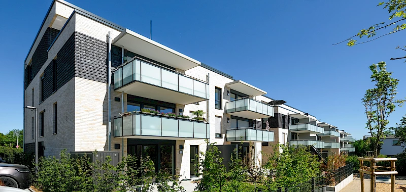 Haus 3, 4 und 5 - Gartenansicht 1